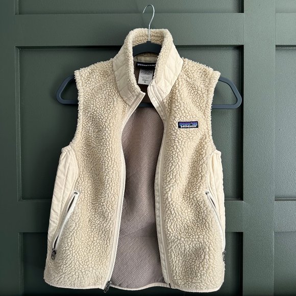 Patagonia Jackets & Blazers - Patagonia Retro-X Fleece Vest Ivory